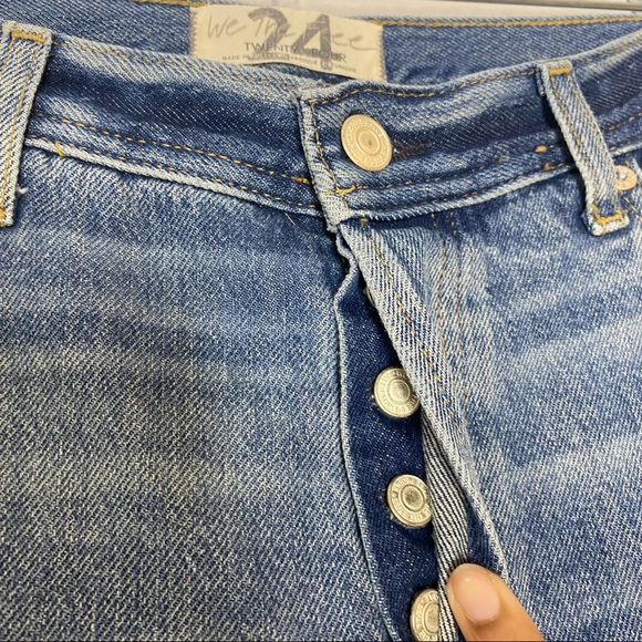 Free People Maggie Midrise Straight Jean size 24 - Picture 5 of 10